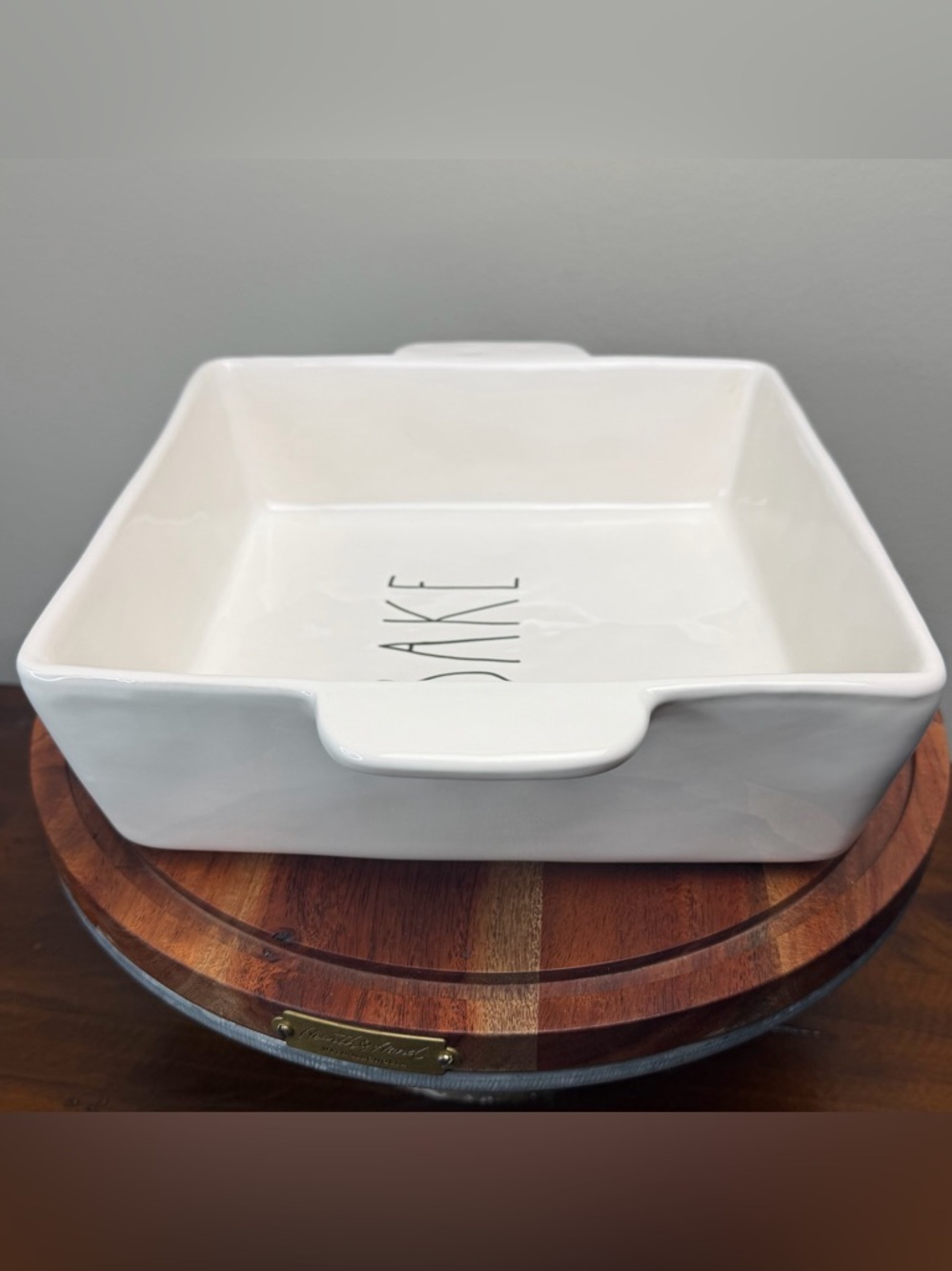Rae Dunn BAKE square Baking Dish 8”x8” - Picture 5 of 6